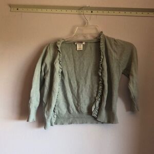 𝅺truly girls grey button down sweater
